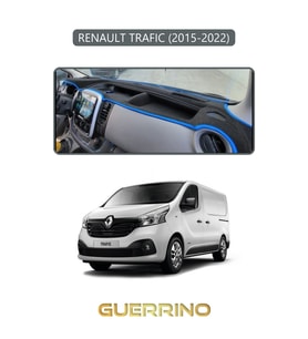 RENAULT TRAFIC (2015-2022)TORPİDO KORUMA HALISI GRİ KENAR