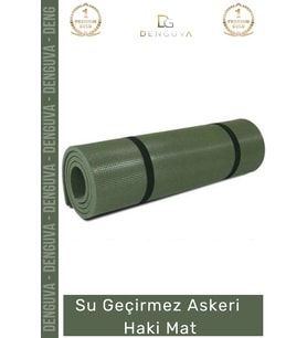 Özel Su Geçirmez 182x60cm Hafif Pratik Dayanıklı Isı Yalıtım 12mm Kalınlık Köpük Askeri Haki Mat