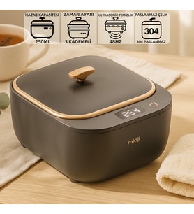 Mioji Mio UV2C Takma Diş ve Şeffaf Plak Temizleme Cihazı Siyah