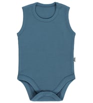 Civil Baby Basic 3-18 Ay Çıtçıtlı Badi - Mavi