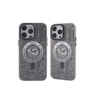 Apple İphone 14 Pro Max Kılıf Apollo Magneticsafe Desenli Kapak - Apollo Siyah - 1