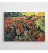 Vincent Van Gogh Red Vineyards Kanvas Tablo