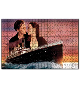 Cakapuzzle Titanik Rose Ve Jack Film Görseli  Puzzle Yapboz MDF (Ahşap) (120 Parça)