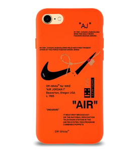 Apple iPhone 7 Uyumlu Lansman Kılıf Sneakers Tasarımlı Altı Kapalı İçi Kadife Kaplı Silikon Kapak (Şeffaf)