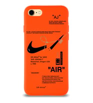 Apple iPhone 7 Uyumlu Lansman Kılıf Sneakers Tasarımlı Altı Kapalı İçi Kadife Kaplı Silikon Kapak (Şeffaf)