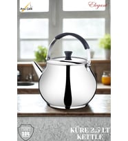 GENEL MARKALAR 2,5 Lt. Küre Silikonlu Üstten Tutmalı Kettle