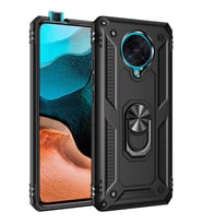 Xiaomi Redmi K30 Pro Kılıf Yüzüklü Zırh Tank Vega (Siyah)