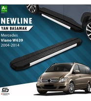 S-Dizayn Mercedes Viano W639 Kısa Şase NewLine Aluminyum Yan Basamak 233 Cm 2004-2014 A+ Kalite