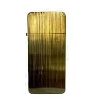 PremiumQuality Fırçalı Gold Metal Benzinli Çakmak - TR8667