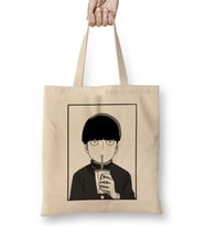 Mob Psycho Manga Panel Bez Çanta Uzun Saplı