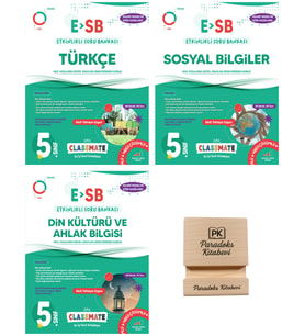 Okyanus 5. Sınıf Classmate Türkçe Sosyal ve Din Etkinlikli Soru Bankası 3lü Set +Telefon Standı