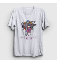 Presmono Unisex Beyaz Sun Gorillaz T-Shirt 293981tt