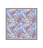 Saf İpek Eşarp 4107D (Twill İpek) (İndigo)