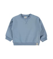 Civil Baby Basic 6-18 Ay Sweatshirt - Kahverengi 12-18 Ay (Buz Mavi)