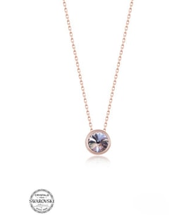 SWAROVSKİ TAŞLI  CRYSTAL 925 AYAR GÜMÜŞ KOLYE