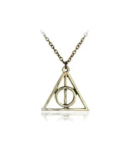 Northcity Harry Potter Ölüm Yadigarları Üçgen Kolye - Hediye Paketi Dahil