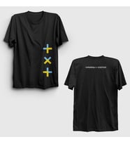 Presmono Unisex Siyah Logo Tomorrow X Together Txt Sırt Baskılı T-Shirt 532987tt