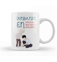 Babalar Günü Babaya Hediye 043 Kupa Bardak Porselen