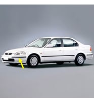 Honda Civic 1996-2000 Sol Ön Tampon Köşe Bandı Çıtası Kuşağı