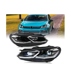 Vw Golf 6 2009.2010.2011 Golf 7.5 Dizayn J Krom Ledli Ön Far