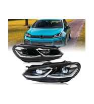Vw Golf 6 2009.2010.2011 Golf 7.5 Dizayn J Krom Ledli Ön Far