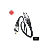 Lightning To USB Led Hızlı Şarj Kablosu İphone Uyumlu 1m (Rosstech Türkiye Garantili)