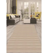 Dijital Kaymaz Taban Yıkanabilir Modern Renkli Salon Halısı Mutfak Halısı Yolluk ND-HT-1289 (Kahverengi)