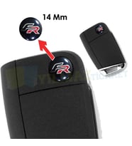 Seat FR Anahtarlık Metal Logo Arma Amblem 3M 1 Adet 14 mm (ANAHTARLIK DEĞİLDİR)