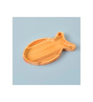 Marin Fish Ahşap Sunum Tabağı (25x15 Cm)
