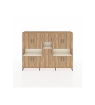 Arges Dolap 14 Raflı 10 Kapaklı 220x30x163 Çam-Çam/Aytaşı