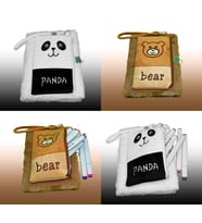 Peluş Ayılar Çanta Kapaklı Defter