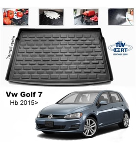 Volkswagen Golf 7 Bagaj Havuzu Paspası 2013 Sonrası