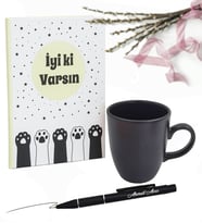 Kişiye Özel İyi Ki Varsın Arkadaşa 3 Lü Hediye Seti