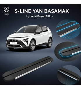 Hyundai Bayon  S-Line Premium Krom Yan Basamak  2021 Sonrası