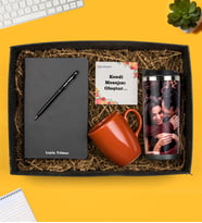 Kişiye Özel Fotoğraflı Termos, Defter Kalem, Kupa Hediye Seti, Sevgililer Günü Hediyesi, Kurumsal Hediyeler
