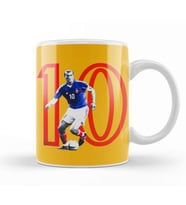 Zinedine Zidane 10 Kupa Bardak Porselen
