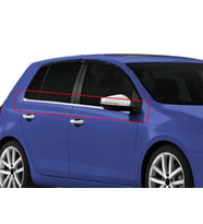 Drs Tuning Golf Uyumlu 6 Cam Çıtası 4 Parça Krom 2009-2012