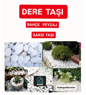 Beyaz Taş Dere Çakıl Taşı 4 Kg