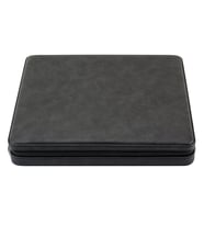 Lubinski Deri Sedirli Seyahat Puro Sunum Kutusu Slim Humidor 10s Siyah LB-612