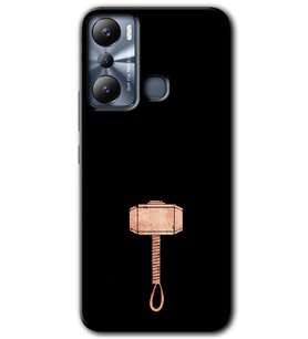 İnfinix Hot 20i Kılıf HD Desen Baskılı Kılıf - Thor Çekiç