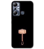 İnfinix Hot 20i Kılıf HD Desen Baskılı Kılıf - Thor Çekiç