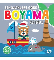 Etkinliklere Göre Boyama Kitabı - Gri