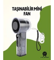 Sessiz Çalışan Taşınabilir Fan Dijital Göstergeli 100 Kademeli Hız Ayarı