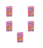 Burpak Frozen Kalın Kokteyl Buzlu İçecek Pipet - Düz - Pembe - 22 Cm. - 8 mm. -100 Adetlik 5 Paket