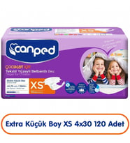 Canped Çocuklar İçin Belbantlı Hasta Bezi Xs Beden 30x4 120 Adet
