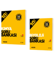 HIZ YAYINLARI 10. SINIF KİMYA - BİYOLOJİ SORU BANKALARI