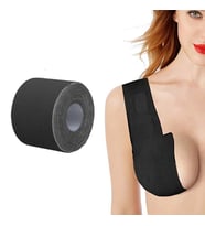 Göğüs Dikleştirici Ve Şekillendirici Bant Göğüs Sarkma 5cm X 5m Yeni Nesil Waterproof (Siyah)