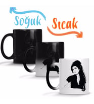 Amy Winehouse 02 Sihirli Kupa Bardak Porselen