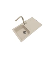 POLEX Cristalüx Granit Eviye P-02+Luxury Bej