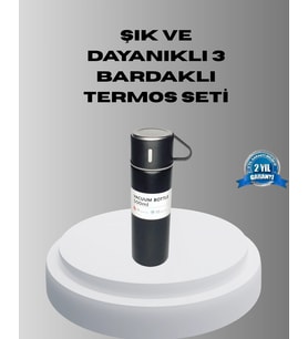 500 Ml Vakumlu Termos – Çift Kat Paslanmaz Çelik, Sızdırmaz Kapağıyla Sıcak Ve Soğuk İçeceklere Özel